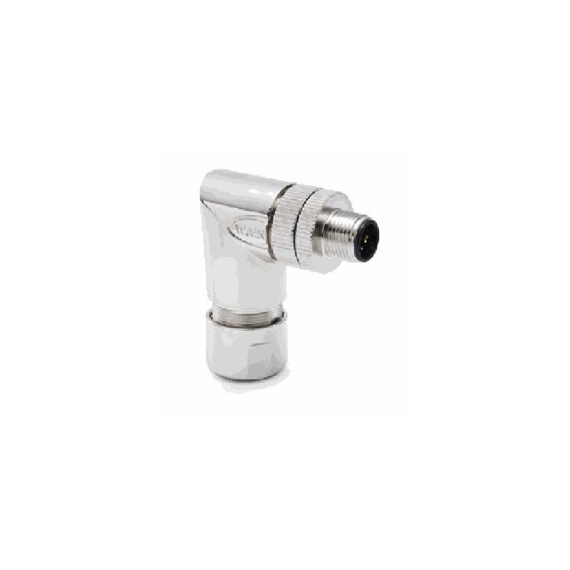 Connecteur mâle M12, 8 pol., codage A IP67, 2A, blindé